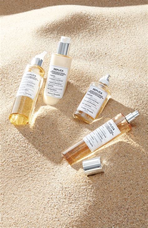 replica beach walk perfumed dry body oil